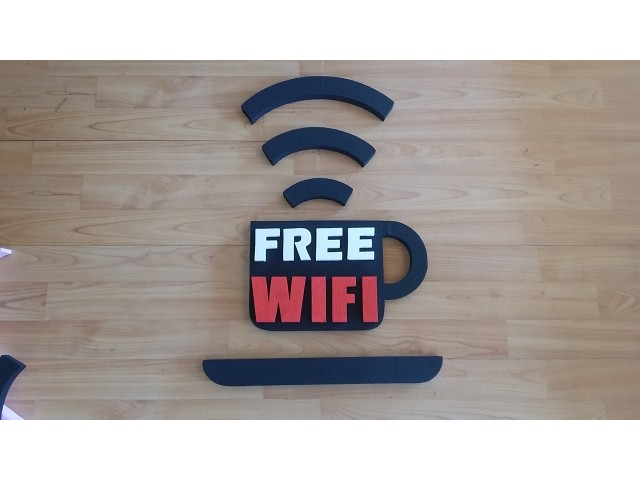 Natpis Free Wifi