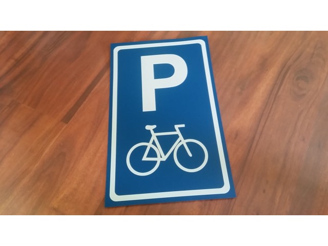 Tabla/znak za parkiranje bicikla 