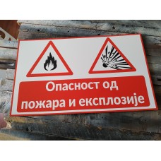Opasnost od požara i eksplozije Opasnost od požara i eksplozije